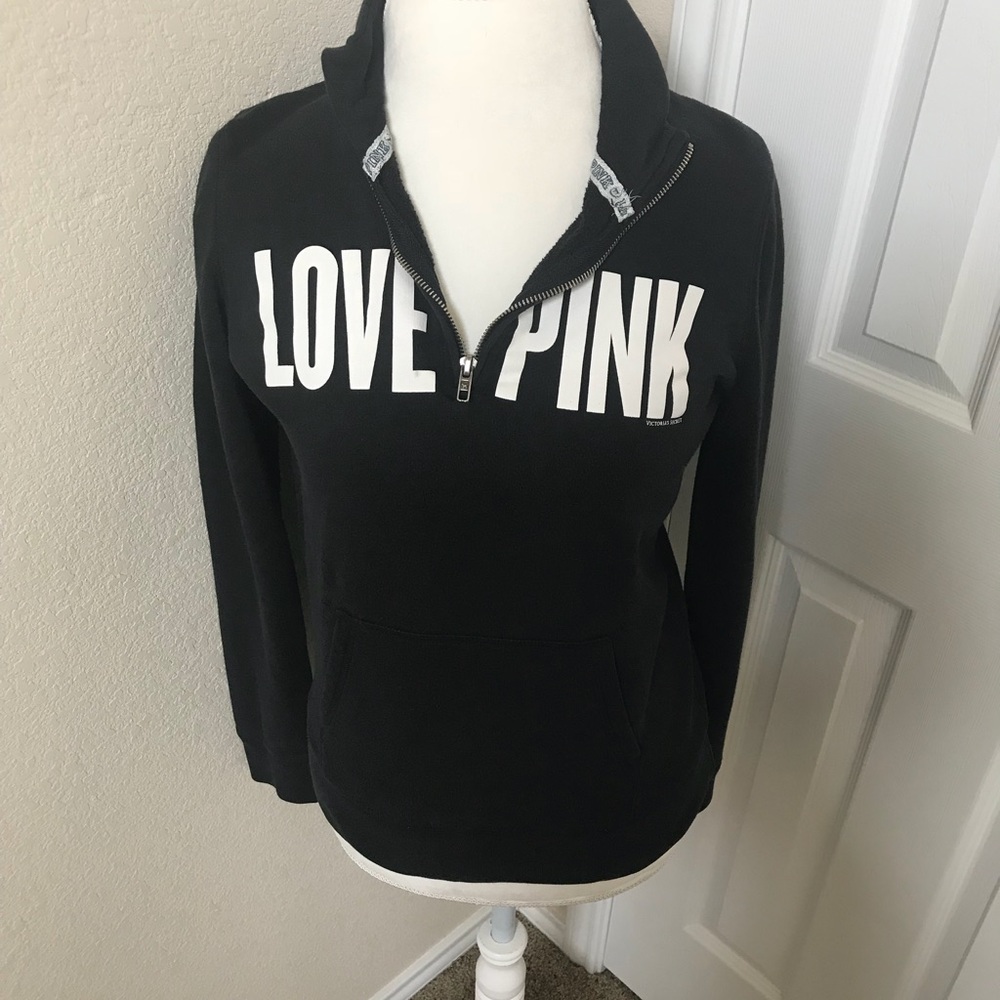 Victoria’s Secret half zip pullover black small